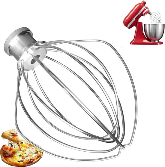 Eierquirl Aus Edelstahl Mit 6 Drähten Für Kitchenaid K45ww