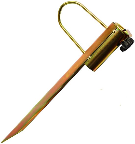 1 Garten-terrassen-sonnenschutzständer/sonnenschutzsockel-erdanker/41,5 Cm/mit Sehr Stabilen Erdankern (legierung)