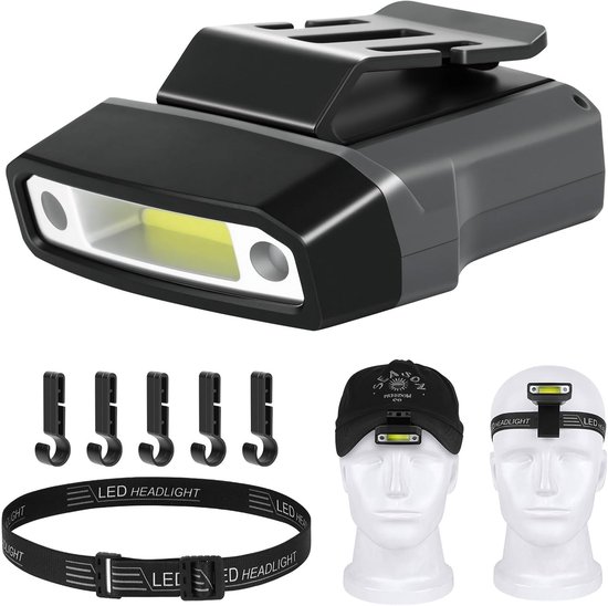 Wiederaufladbare Led-stirnlampe, Sonnenblende Im Stiftformat, Freisprechfunktion Mit Bewegungssensor