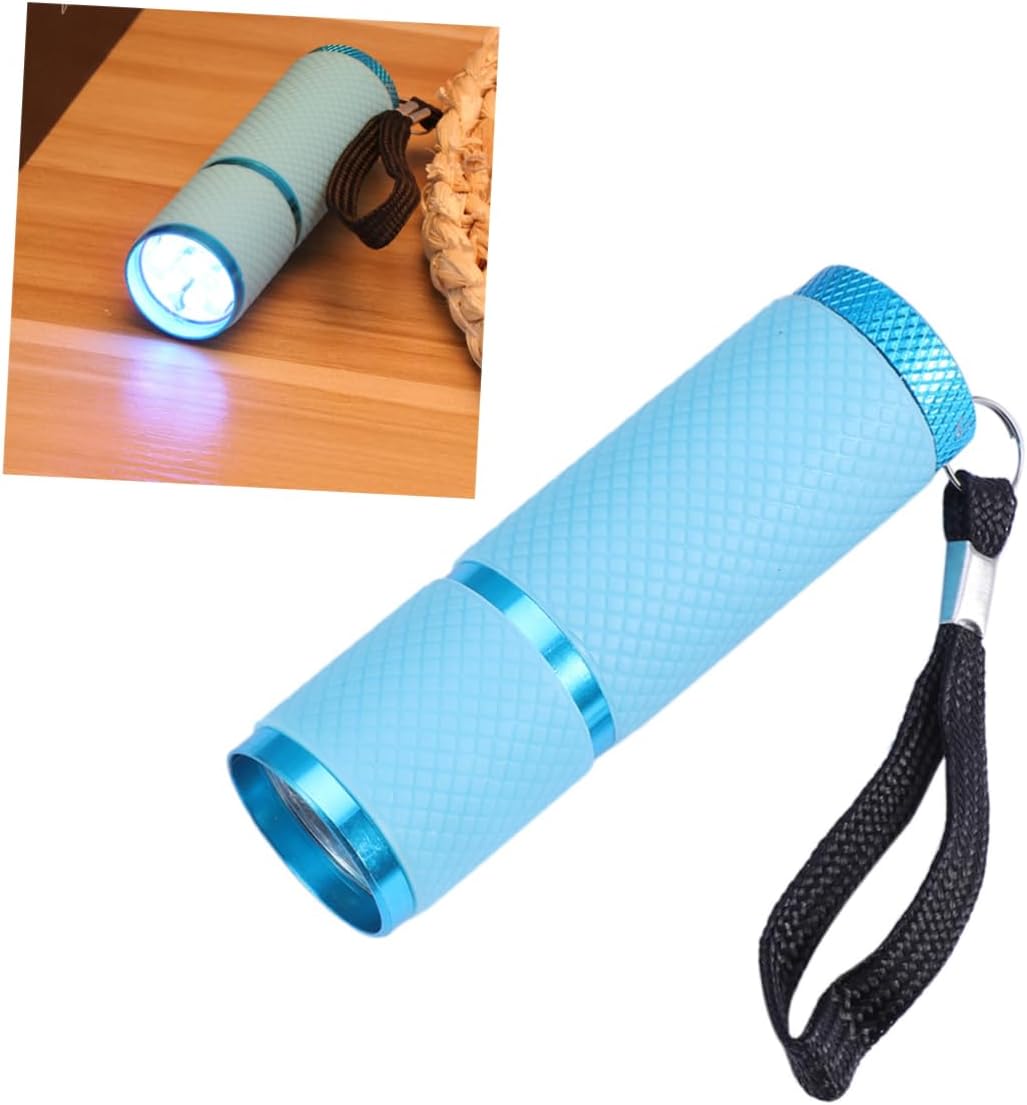 Zwei Superhelle Led-taschenlampen, Jede Mit Neun Leds Und Einem Nachtlicht, Geeignet Für Erwachsene Beim Camping, Wandern Und Anderen Outdoor-aktivitäten – Blau