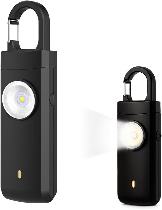 Personenalarm – 130 Db – Selbstverteidigung – Led-licht – Extrem Lauter Alarm – Sicherheitsalarm – Taschenalarm – Notrufsignal – Personenalarm