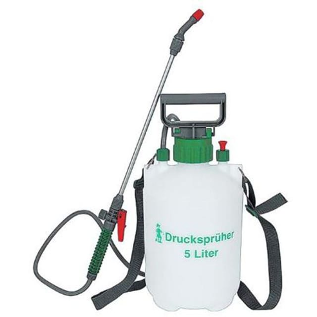 Buri - Drucksprüher 5 Liter mit Sprühlanze Gartenspritze Pflanzensprüher Unkrautspritze Unkrautvernichter Feinsprüher Druckbehälter Bewässerung