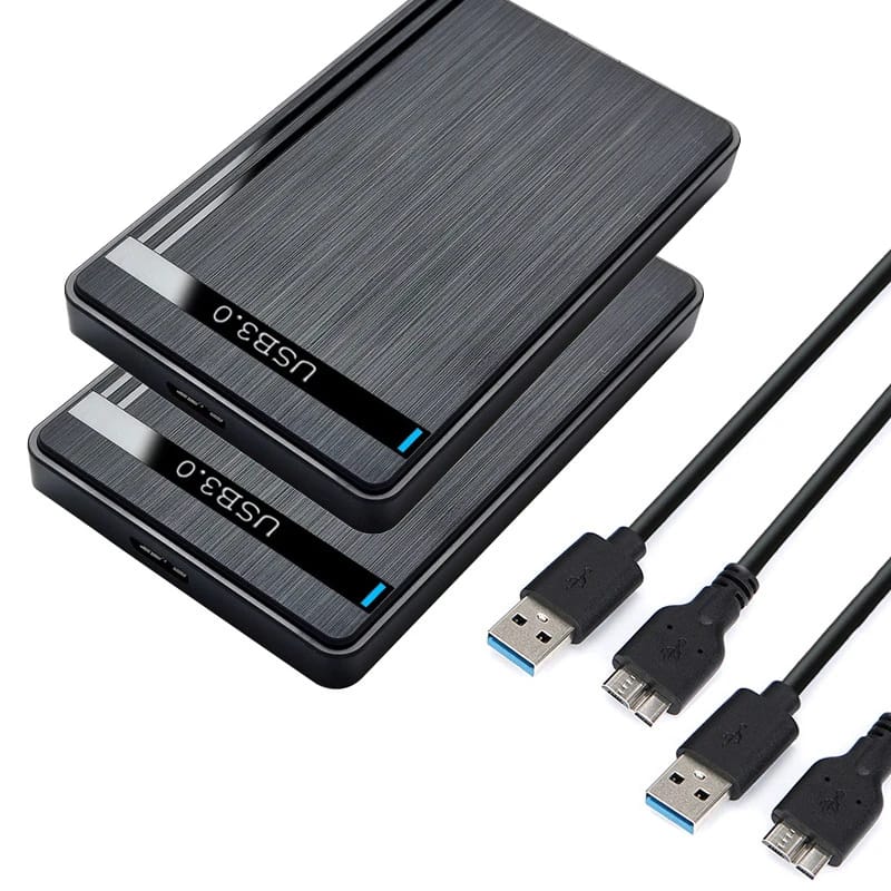 2,5-zoll-festplattengehäuse Iii – Usb 3.0 – Uasp-unterstützung – Werkzeuglose Montage – Led-anzeige – Kabel Im Lieferumfang Enthalten – Schnelle Datenübertragung – 2,5 Zoll