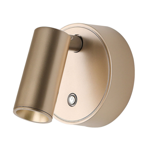 Mini-led-wandleuchte, Wiederaufladbarer Strahler, Dimmbar (gold)
