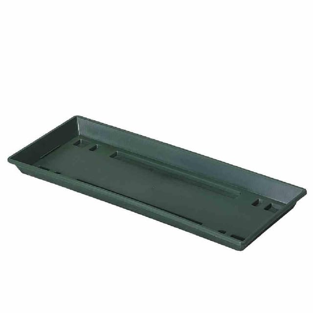 Geli - Standard Untersetzer eckig 40 cm dunkelgrün 40 x 15,5 cm
