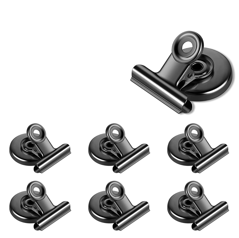 Magnetische Klemmen, Kühlschrankmagnete, Geeignet Für Zuhause, Büro Und Schule (schwarz (10er-packung))