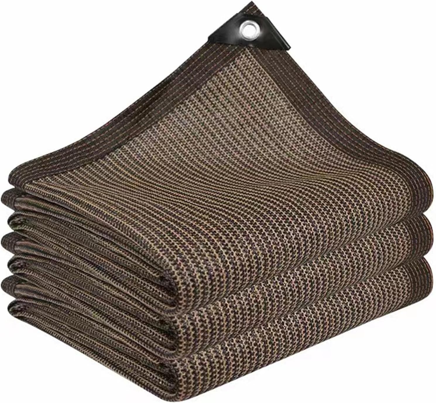 2x3m Robustes Braunes Garten-schattennetz Mit Metallösen Für Pergolen Und Gewächshäuser
