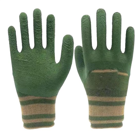 Gartenhandschuhe Für Damen, Gummiwerkzeugzubehör, Wasserdicht Und Durchstichfest, Zum Unkrautjäten.
