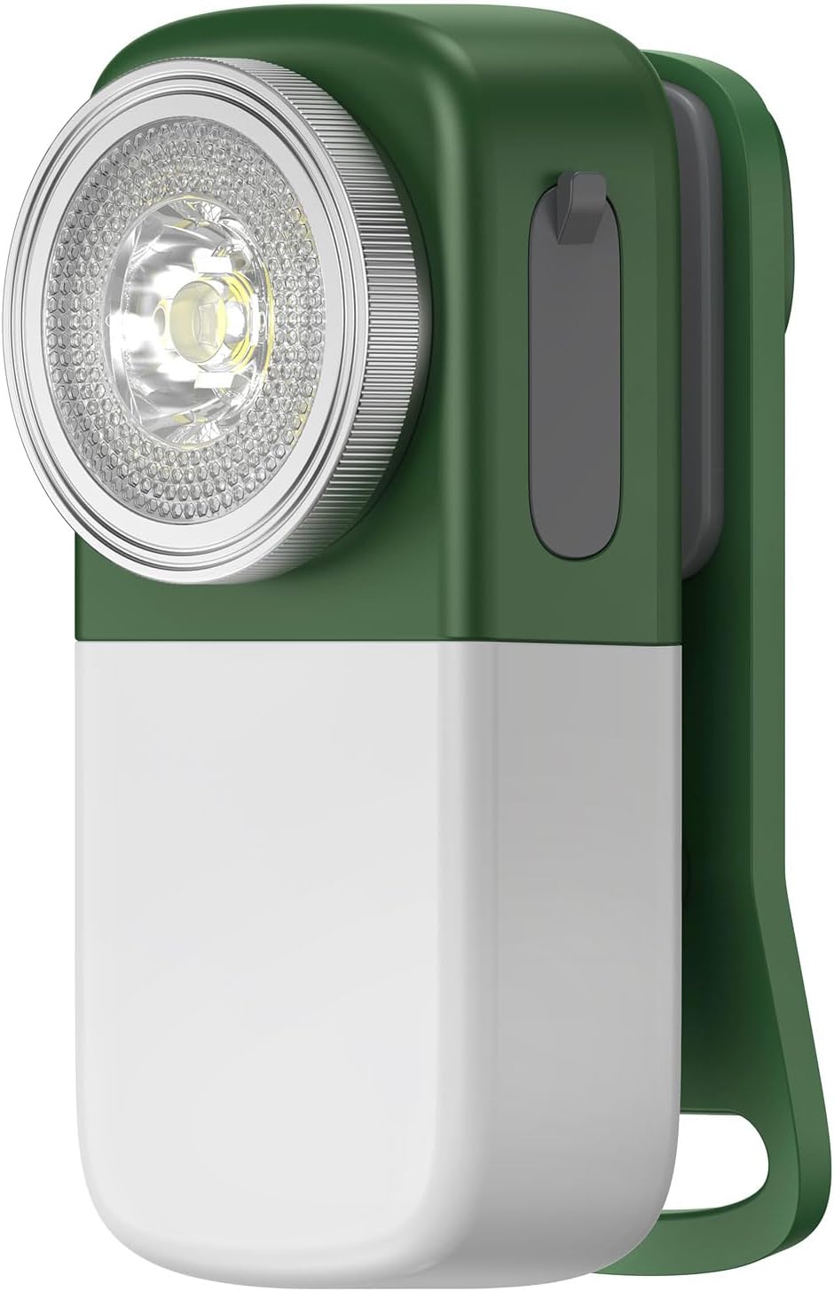 Mini-led-taschenlampe, Wiederaufladbar - 250 Lumen, Usb-c-cliplampe Für Camping, Läufer Und Sicherheitswarnungen (grün)