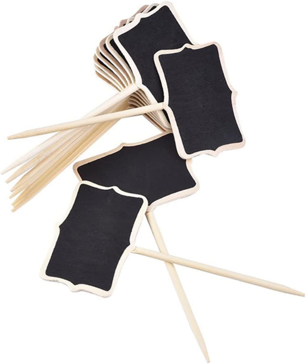 30 Kleine Pflanzenschilder Für Gartenpflanzen, Mini-pflanzenkennzeichnungsetiketten, Pflanzenstecker Für Den Garten, Buchsbaum, Schwarz