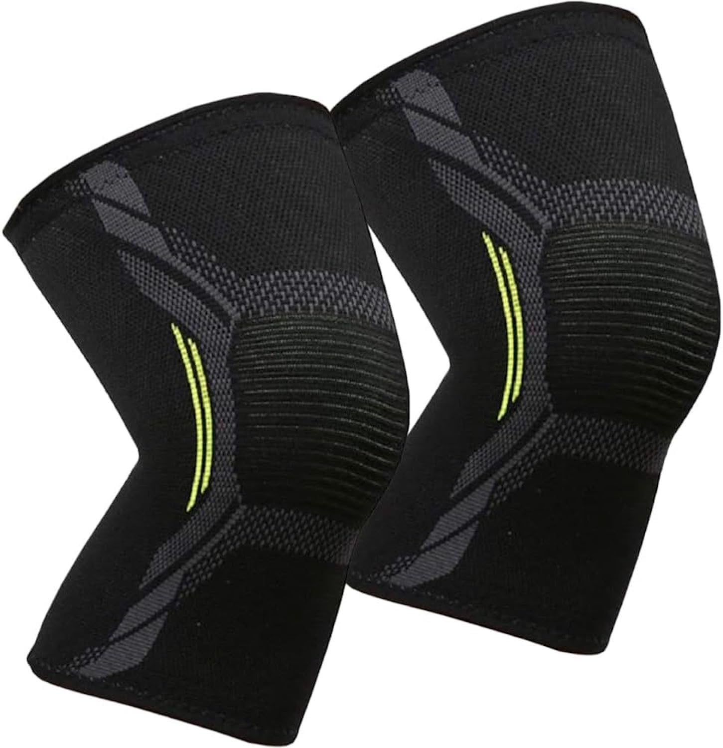 Unisex-kniebandagen – 2er-pack – Kompressions-kniebandagen Zum Laufen Und Kniebeugen (größe S, 2 Stück)