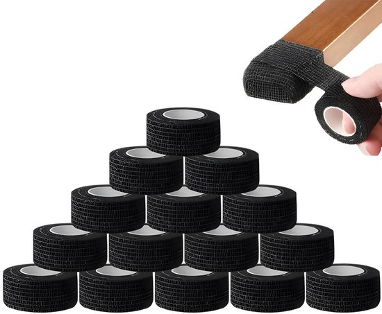 Stuhlbeinschutzband, 4,5 M X 15 Rollen, Stuhlbeinkappen, Stuhlbeinschoner, Beinschutzbänder, Selbstklebende Stuhlbeinschoner, Beige