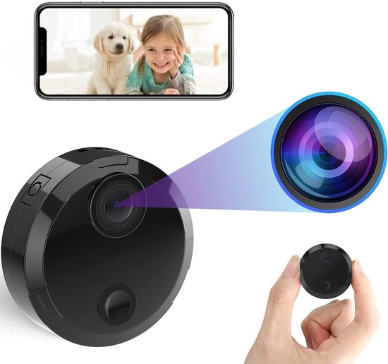4k-hd-überwachungskamera Mit Wlan, Langer Akkulaufzeit, Automatischer Nachtsicht, Wlan-babyüberwachung, Sd-kartenaufzeichnung Und App-steuerung