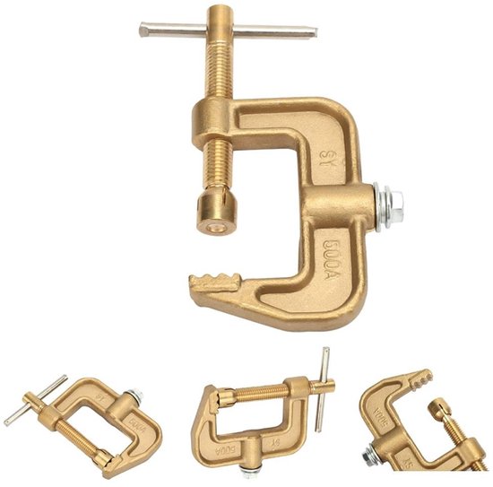 G-förmige Erdungsklemme Aus Messing – 500-a-verbindungsstecker Für Diverse Anwendungen