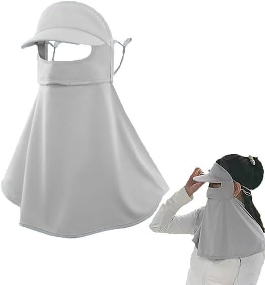 Vollgesichts-sonnenschutzmaske Mit Nackenschutz Und Uv-schutz Für Outdoor-sportarten.