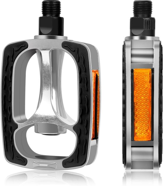 Rutschfeste Fahrradpedale Mit Reflektoren Für Mountainbikes Und Rennräder – Leichtes, Sicheres Und Langlebiges Aluminium