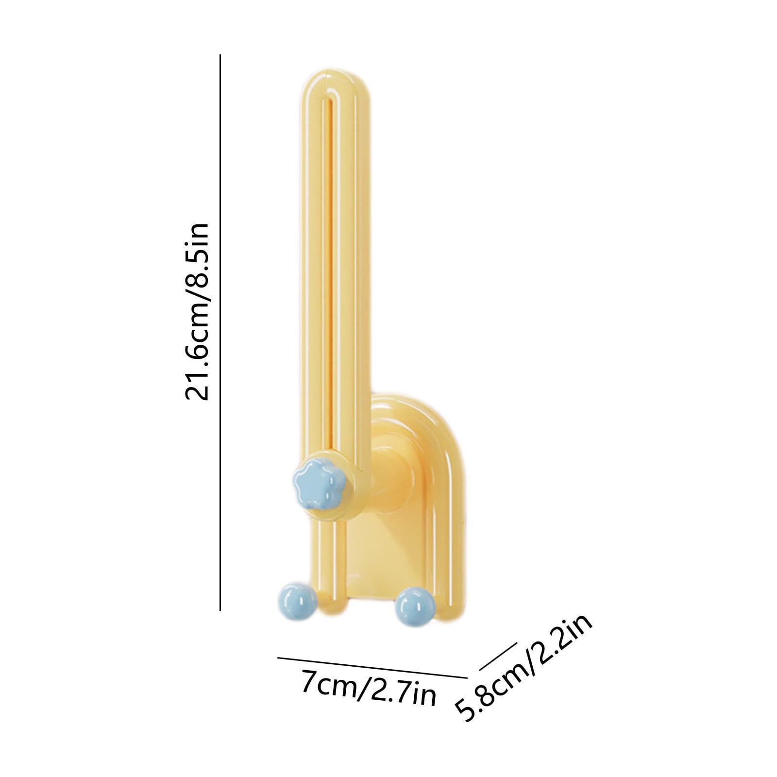 3-teiliges Set Multifunktionaler, Selbstklebender Wandhaken (l-förmiges Design) – Zur Aufbewahrung Von Haaraccessoires, Effiziente, Selbstklebende Haken Für Hüte Und Schals In Der Heimdekoration