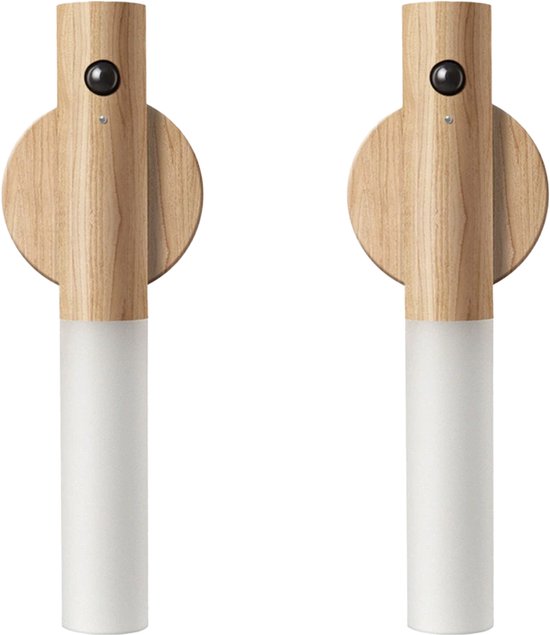 2-teiliges Intelligentes Nachtlicht Mit Bewegungssensor, Wiederaufladbare Magnetische Led-wandleuchte, Usb-aufladbare Stimmungsleuchte, Geeignet Für Den Außenbereich