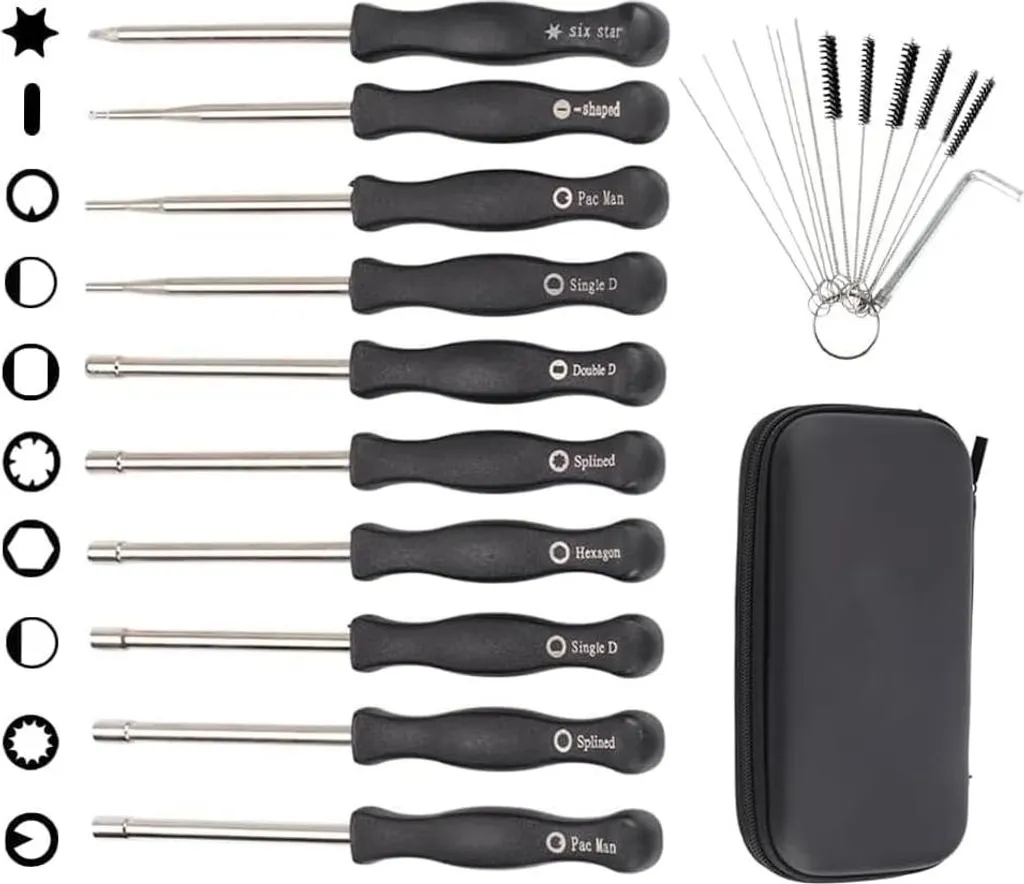 12-teiliges Set Mit Schraubendrehern, Vergaser-einstellwerkzeugen Und Reinigungsbürsten Für Poulan, Husqvarna, Stihl Und Echo 2-takt-kleinmotor-trimmer Und Kettensägen