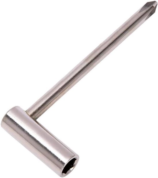 7-mm-halsstabilisierungsschlüssel (mit Kreuzschlitzschraubendreher) Für Gitarren (silber).
