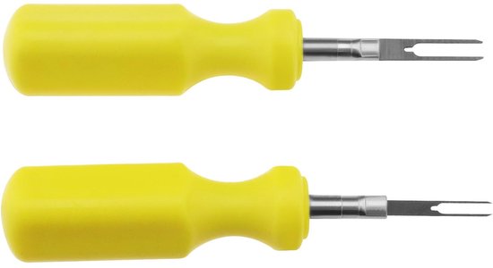 2-teiliges Werkzeugset Zum Entfernen Von Kfz-steckverbindern, Für 2 Mm Und 3 Mm Drahtstecker-stiftauszieher, Stiftauszieher Aus Edelstahl, Für Mechanische Reparaturen.