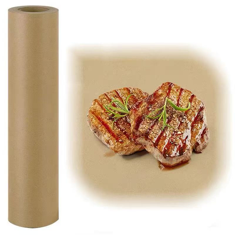 Metzgerpapier – 1 Rolle – Bbq-kraftpapierrolle – Lebensmittelechtes Kraftpapier Für Grill, Smoker Und Fleisch – Perfektes Garen – Saftig (30,5 Cm X 30,50 Cm Rolle)