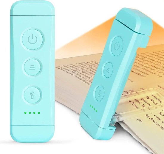 3-farbige, 5-stufig Dimmbare, Usb-wiederaufladbare Klemm-leselampe