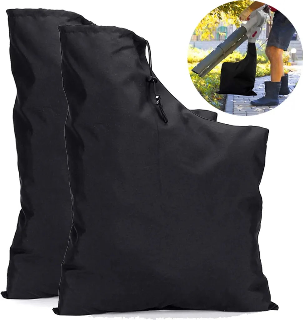 Zweiteiliges Laubfangsack-set Für Laubbläser, Geeignet Für Laubsauggeräte Im Garten.