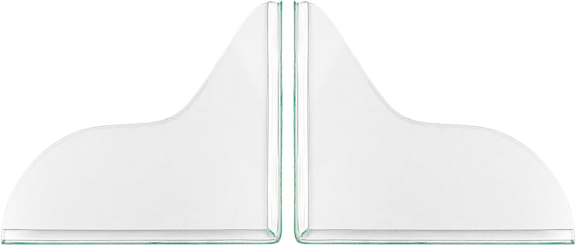 Zwei Selbstklebende, Transparente, Wasserdichte Duscheckenschoner, 18,5 X 22 Cm (7,28 X 8,66 Zoll).
