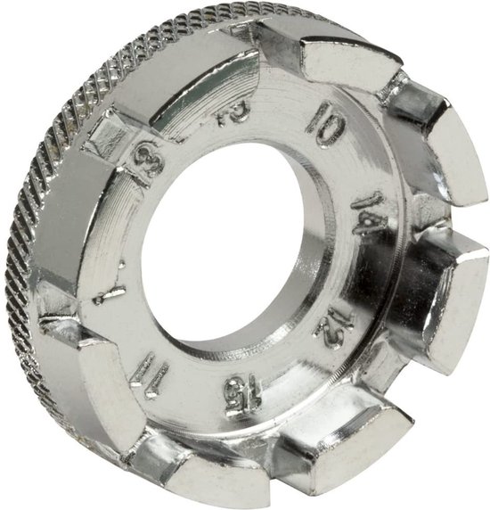 Sechsfach-speichenschlüssel – Fahrradzubehör – Verstellbar – Rutschfest – Edelstahl – Kompakte Größe – Speichenschlüssel