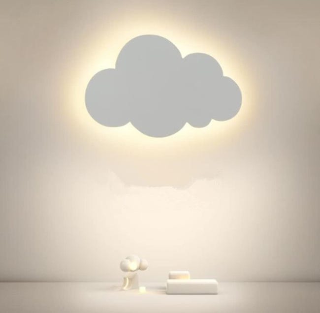 Kreative Led-wolkenwandleuchte Für Den Innenbereich, 15 W, Moderner Stil, 3000k/4500k/600k, Geeignet Für Wohn- Und Schlafzimmer, 30 X 18 Cm.