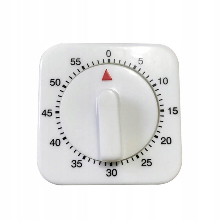 Mechanischer Weißer Küchentimer Für Den Haushalt Mit Countdown-funktion (2er-pack)