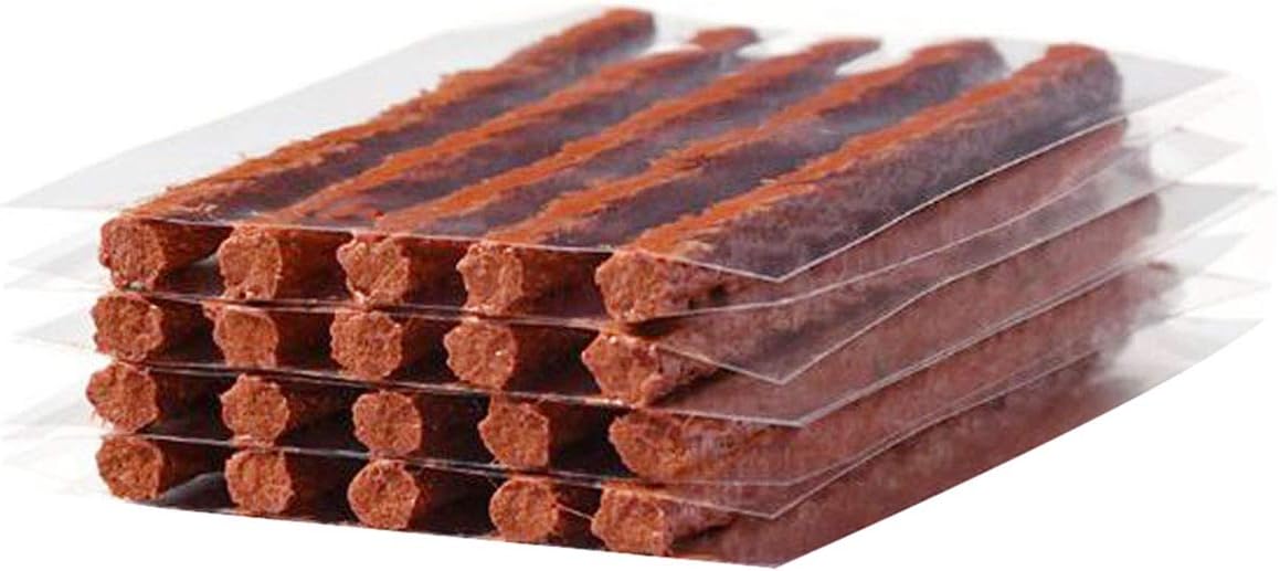 Reifenreparatur-gummistreifen, 20er-packung, Selbsthärtendes Reifenreparaturset, Kfz-bacon-streifen.