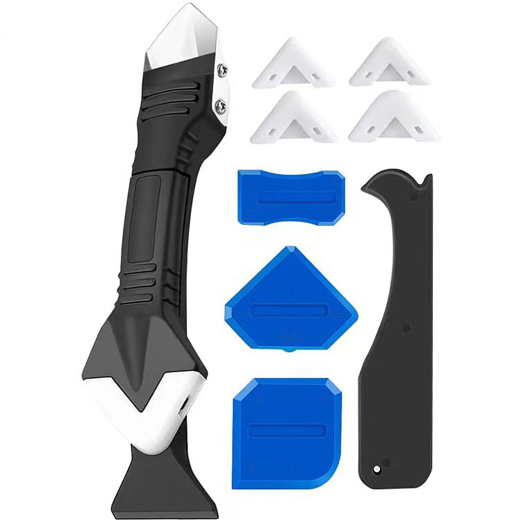 Klebstoffschaber, Klebstoffentferner, Silikondichtstoffschaber, Fugenreinigungswerkzeug, Abgewinkelter Klebstoffrestschaber, Fugenversiegelungswerkzeug-set
