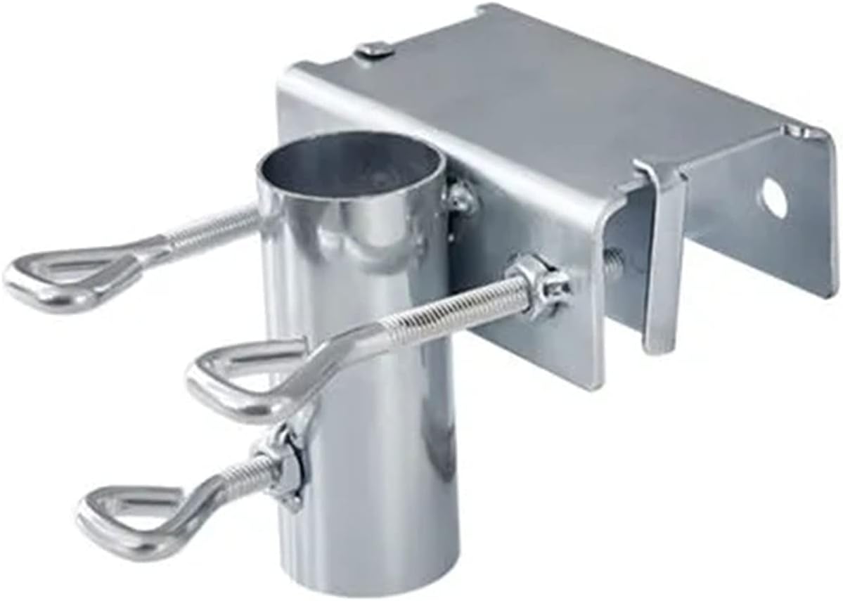Sonnenschirmklemme Aus Metall, Sonnenschirmhalter Für Tisch, Garten, Balkongeländer, Verstellbarer Durchmesser 3,8 Cm, Geeignet Für Den Außenbereich, Lkw Und Imbisswagen.