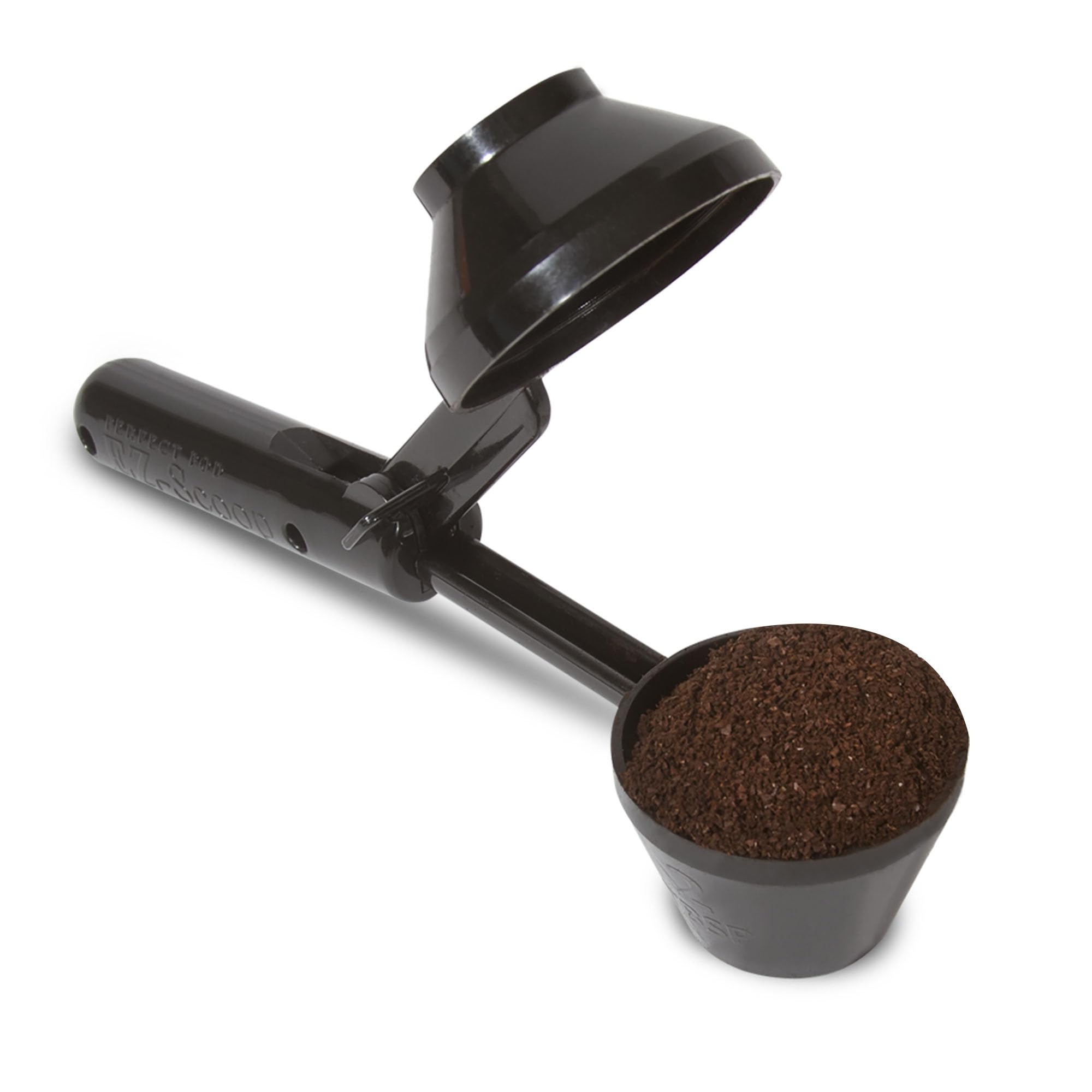Kaffeebohnen- Und Kaffeepulvergreifer Und -trichter Für Wiederverwendbare K-cup-kaffeekapseln, Fassungsvermögen 2 Esslöffel, Schwarz, 2er-pack