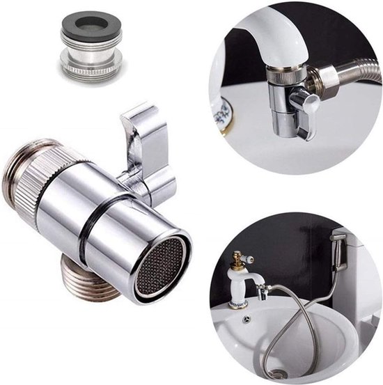2-wege-wasserverteiler Aus Messing, T-stück, Verstellbare Schlauchkupplung, Wasserverteiler Für Haus, Küche Und Gartenbewässerung