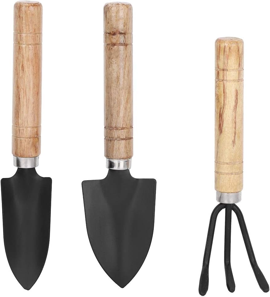 Mini-gartenwerkzeugset, 3-teiliges Gartenwerkzeugset, Geeignet Für Blumentöpfe Im Garten (größe: Länge 15,5-17,5 Cm, Breite 3,5-5 Cm)