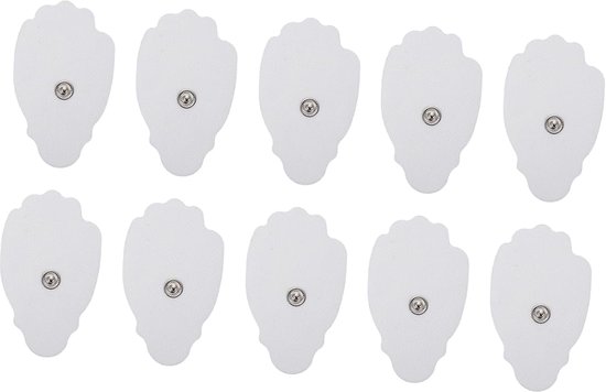 Hybrid-elektrodenpads, 100 Stück (50 Paare) – 5,3 X 9,5 Cm – Selbstklebend – Universell – Schnappverschluss