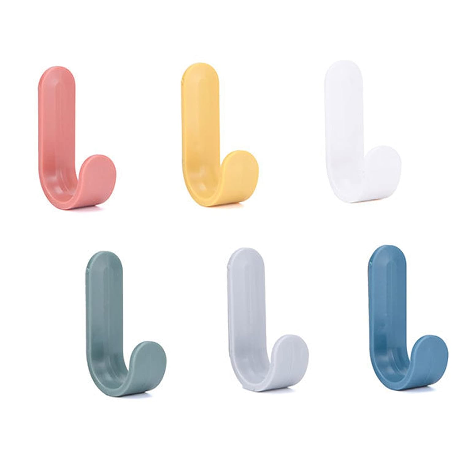 12er-pack Selbstklebende Haken, Praktische Wandhaken Für Schlüssel, Wanddekoration, Schlüsselringhalter, Selbstklebende Wandhaken Für Handtücher, Hüte, Dusche, Küche Und Büro