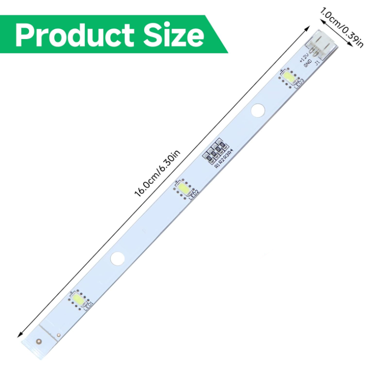 4 Led-lichtleisten Für Hisense-kühlschränke Und -gefrierschränke, Weißes Licht Ersatz-lichtleiste 1629348 Für Rongsheng Hisense-kühlschränke, 12 V