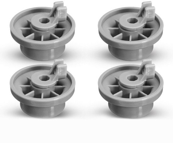 4 Geschirrspüler-unterkorbrollen – 40 Mm – Kompatibel Mit Bosch, Siemens Und Nev 165314 – Korbrollen – Unterkorbrollen