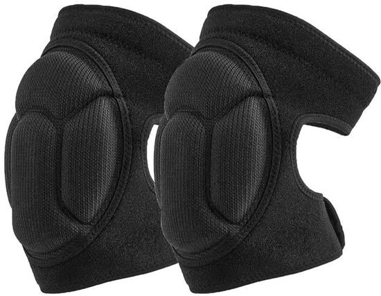 Paar Verdickte, Stoßdämpfende Schaumstoff-knieschoner, Volleyball, Hervorragende Elastizität, Unisex, Für Tanz, Basketball, Tennis, Laufen Und Yoga