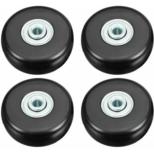 Vierteiliger Kofferrollensatz, Robuste 50-mm-gummiräder Mit Geräuschdämpfung, Universelle Ersatz-schwenkräder.
