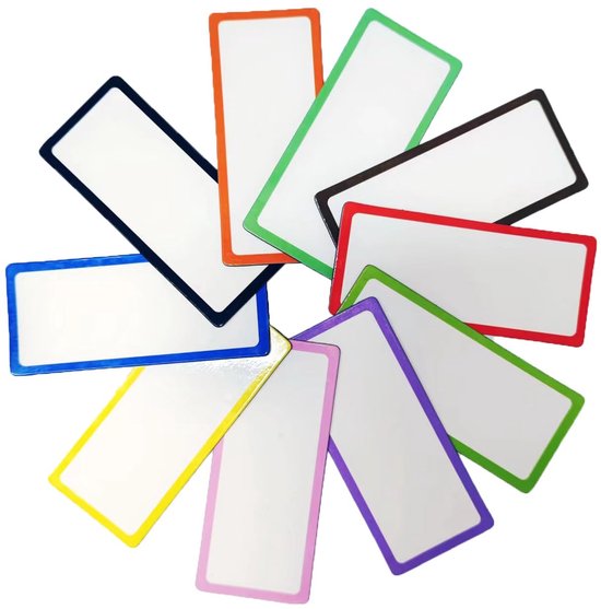 Magnetstreifen – Wiederverwendbares Und Beschreibbares Etikett – 8 X 3,5 Cm