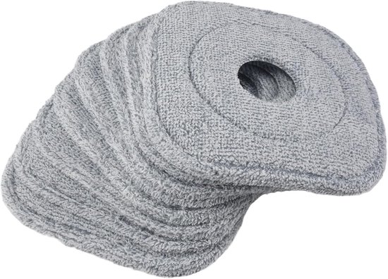 Acht Bodentücher Mit Jeweils 22 Cm Kantenlänge Sind Für Wischmopps Mit Automatischer Trenn-, Rotations- Und Reinigungsfunktion Konzipiert.