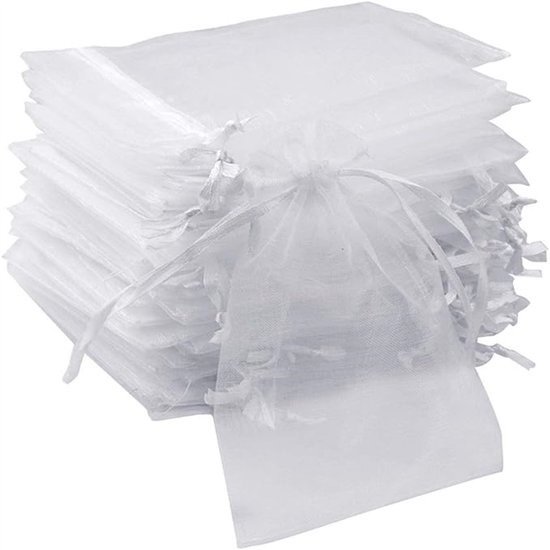 100er-packung Organza-geschenk-/schmuckbeutel, 13 X 18 Cm, In Verschiedenen Farben