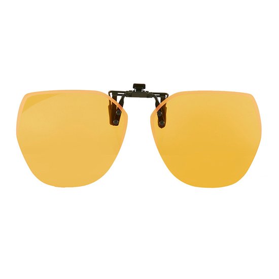 Polarisierte Nachtfahrradbrille, Clip Für Brillenträger, Gelbe Hd-polarisationsgläser, Ultraleicht, Nachtsichtbrille, Clip Für Brillenträger