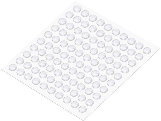 Türdämpfungspads, 100 Stück Pro Packung – Selbstklebend – Transparent – Gummi – Schutzpad – Stoßfest – 8 Mm Durchmesser – Dämpfungspad