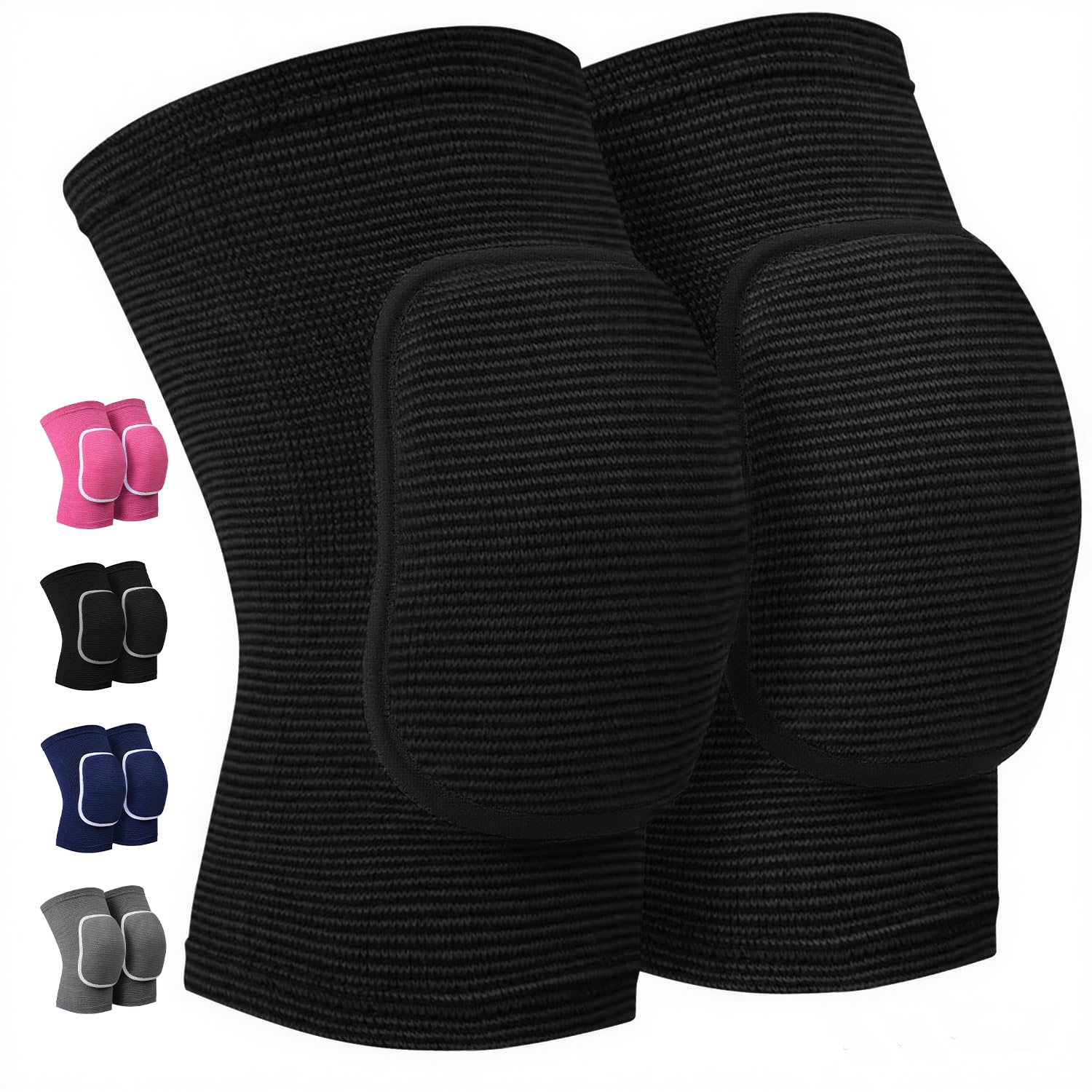 Weiche, Atmungsaktive Knieschoner – Unisex Für Damen Und Herren – Multifunktionale Kniebandage Für Sport, Tanz Und Training – Schwarz – Größe M